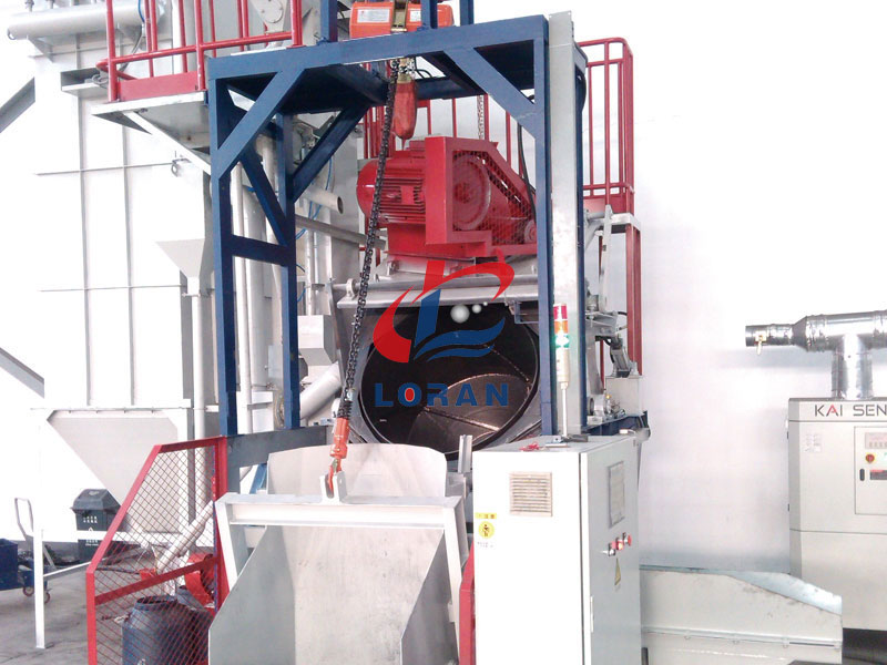 ND系列倾斜滚筒式抛丸清理机