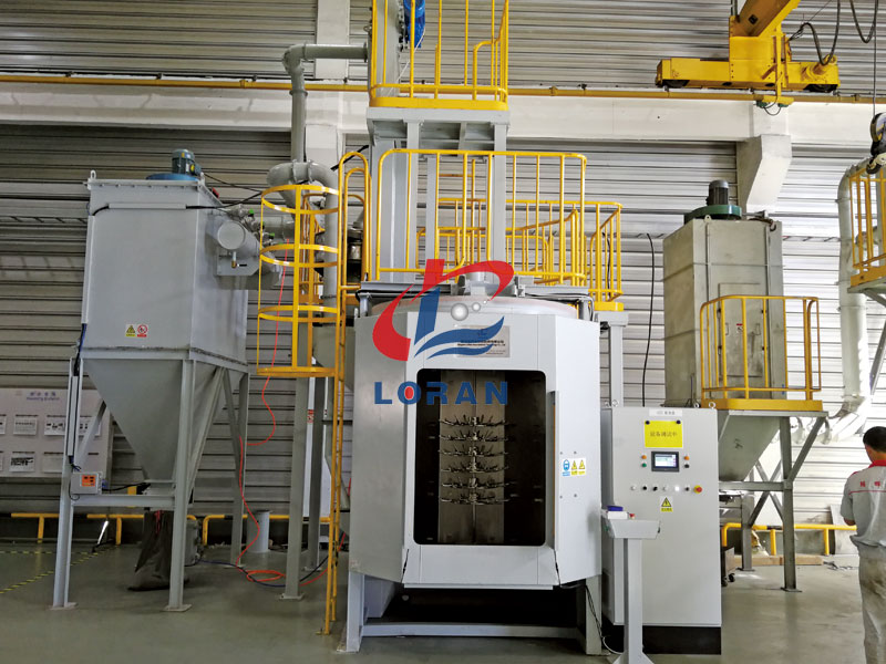 SHD系列双工位旋转吊钩式抛丸清理/强化机